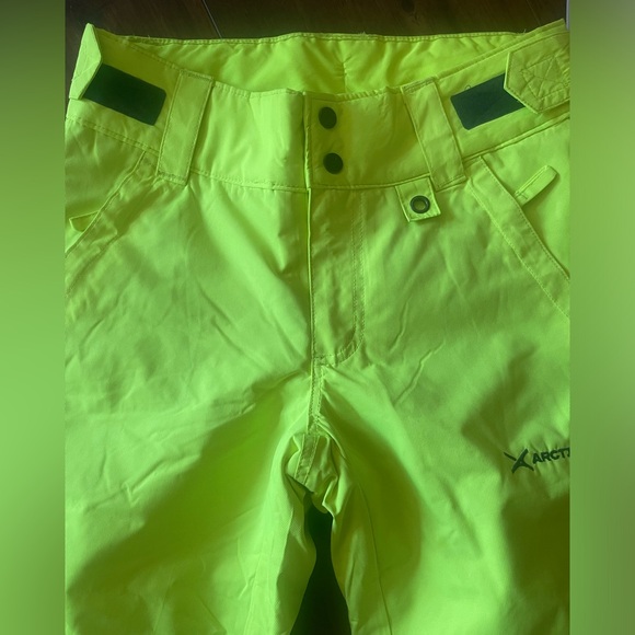 NWT Arctix Womens Insulated Snow/Ski Pants in Florescent Green, Size S/P 31L - Picture 6 of 11